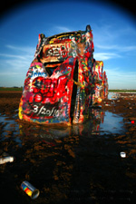 Cadillac Ranch, 03-20-10 - #5 - Photos Copyright by Lon Casler Bixby - All Rights Reserved - www.lcbphotography.com